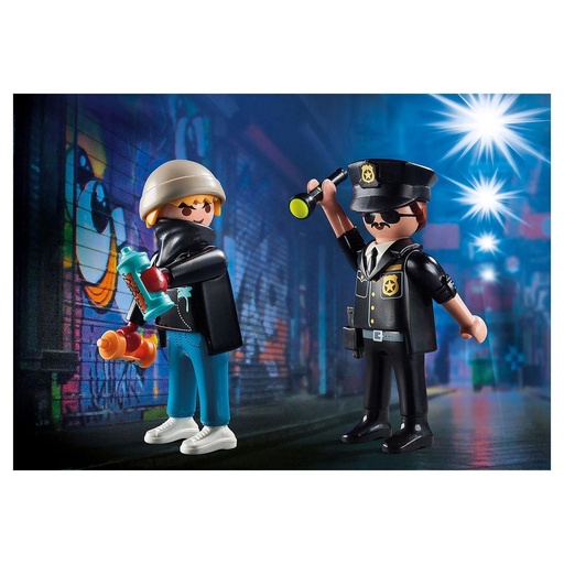 [Playmobil-70822] 70822 - Policier et taggueur