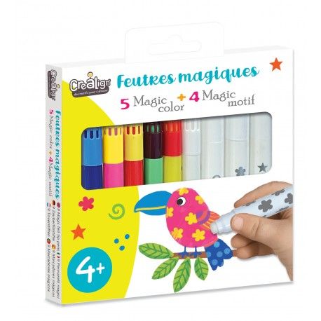 [CREALIGN-cl184] Feutres magiques motifs