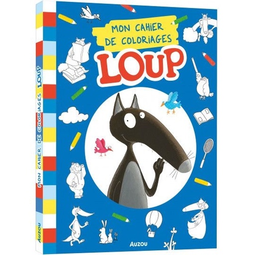 [9791039511667] Cahier de coloriage le loup