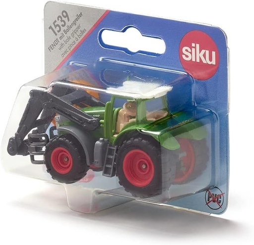 [SIKU-1539] 1539 - Tracteur fendt avec pince a balles