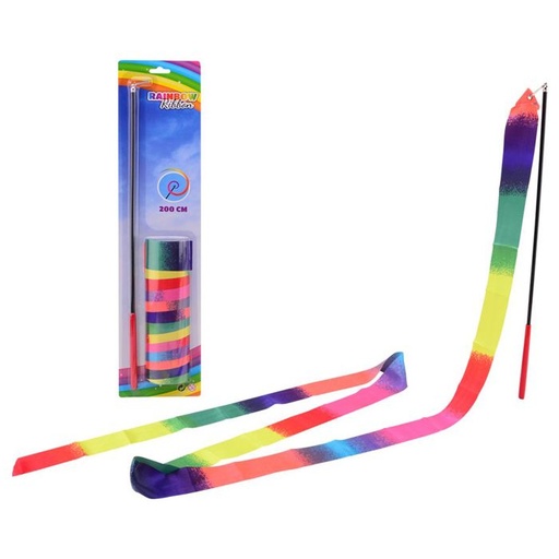 [Ballaballa-110642] Ruban gymnique arc en ciel (2m)