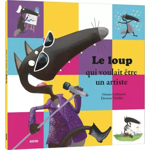 album - le loup qui voulait etre un artiste
