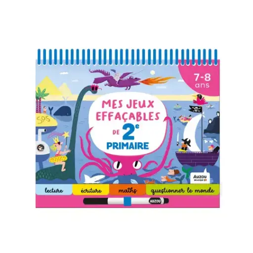 [9791039543651] Mes jeux effaçables de 2e primaire