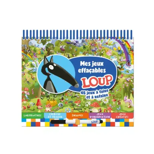 Mes jeux effaçables Loup