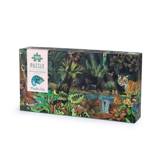 Tout autour du monde - puzzle dans la forêt tropicale