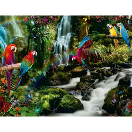 [Ravensburger-17111] Puzzle 2000 Pièces Les perroquets colorés dans la jungle