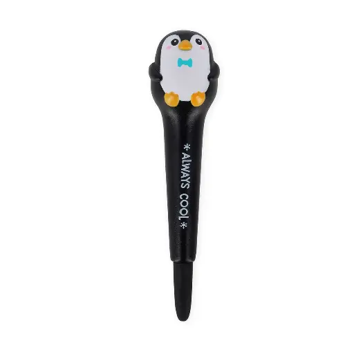 [sqpkit4] Stylo à Encre Gel Antistress - Squeezies pingouin