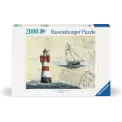 [Ravensburger-12000804] Puzzle 2000 pièces - Le phare romantique