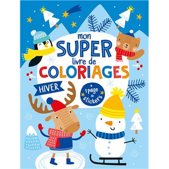 [9782384533756] Mon super livre de coloriages - hiver