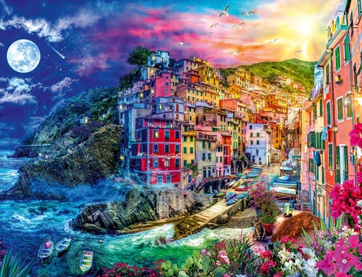 [Ravensburger-120008033] Puzzle 2000 pcs - Cinque terre colorées