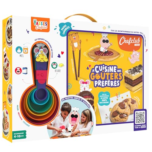 [9782490129911] Coffret Je cuisine mes goûters préférés avec les Tasses Chefclub