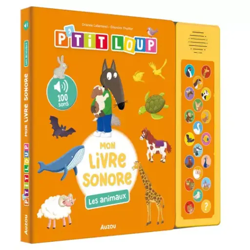 [9791039544030] P'tit loup - Mon livre sonore - Les animaux