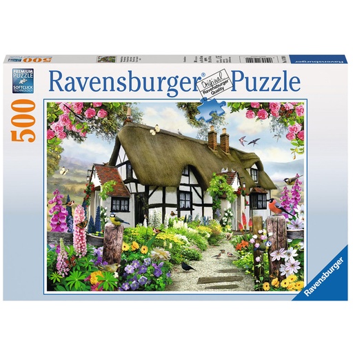[Ravensburger-120001997] Puzzle 500 p - Charmant Cottage