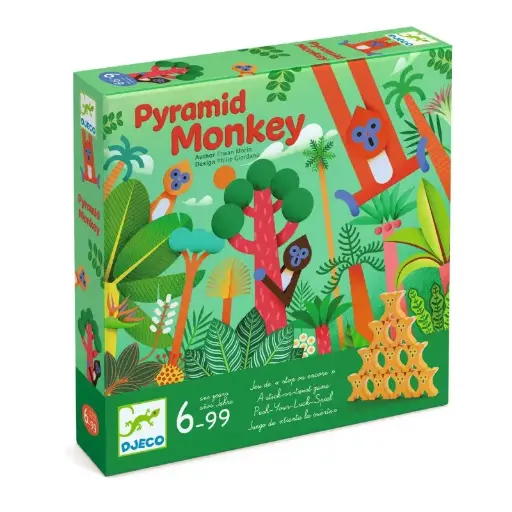 [Djeco- DJ00824] Pyramid Monkey - Djeco