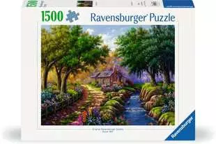 [Ravensburger-120007357] Puzzle 1500pcs - Cottage rivière