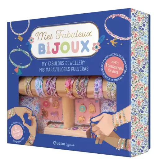 [AUZOU] Mes fabuleux bijoux à créer + présentoir en bois