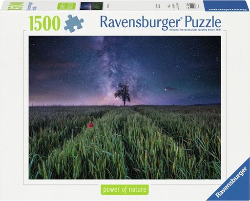[raavensburger - 120007999] Puzzle 1500 pcs - Ciel Nocturne au-dessus d'un Champ de Blé 