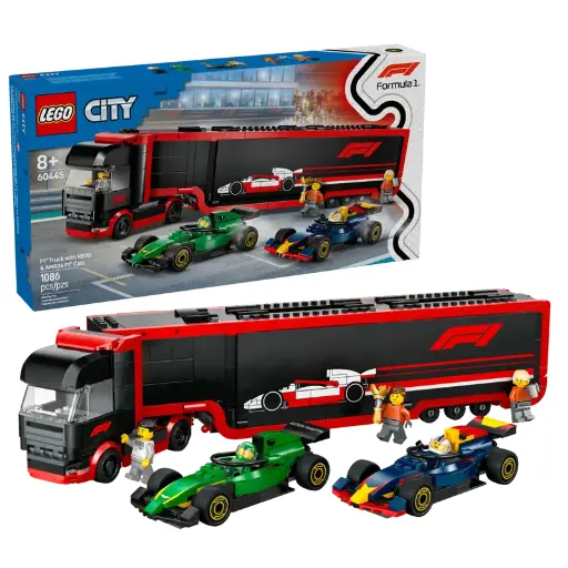 [Lego 60445] Lego City - Camion de F1 avec voitures de F1 RB20 et AMR24