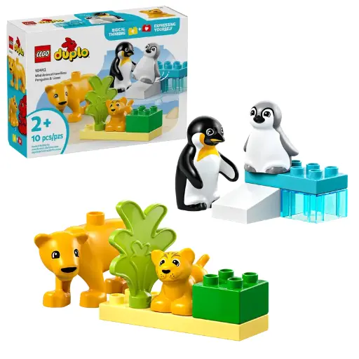 [Lego 10442] Duplo - Familles d’animaux sauvages : pingouins et lions