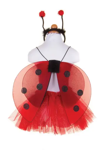 [GREATPRETENDERS-43575] Déguisement glitter lady bug - 4-6 ans