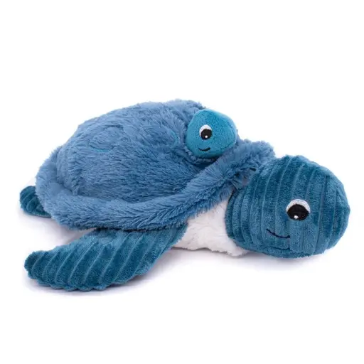 [quut-73500] SAUVENOU LA TORTUE MAMAN & BEBE BLEUE
