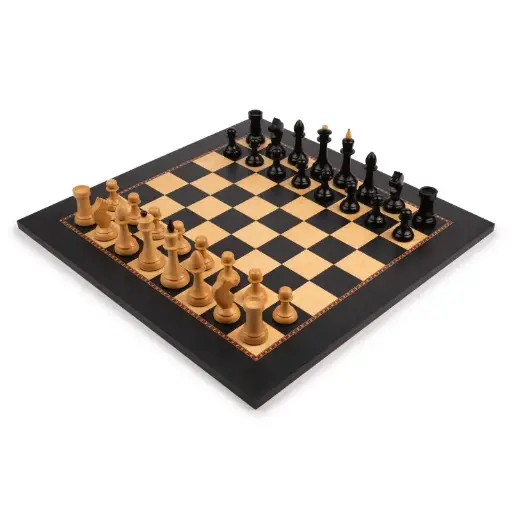[Ferrer-S113750+P113795] Jeu d'échecs "Queen's Gambit Official Set"