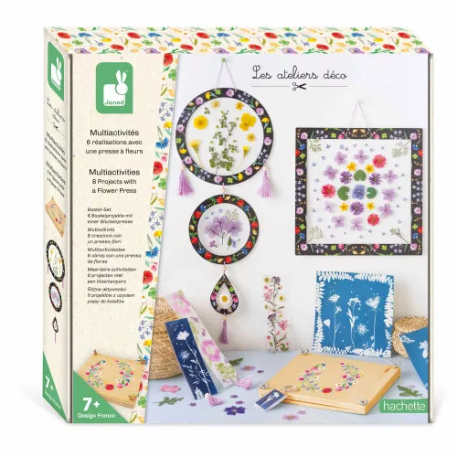 [JURATOYS-J07879] Multiactivités 6 créas presse à fleurs