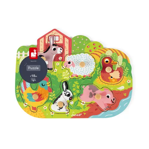 [JURATOYS-J07096] Puzzle Happy Farm