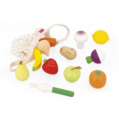 [JURATOYS-J06639] Mamie soleil - Filet de fruits et légumes 