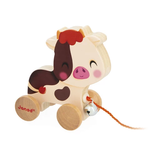 [juratoys-j03324] Ferme - Vache à promener 
