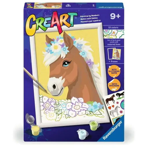 [RAVENSBURGER] Créart Horse with flowers