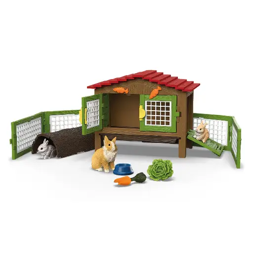 [Schleich-42728] Schleich - Clapier à lapins