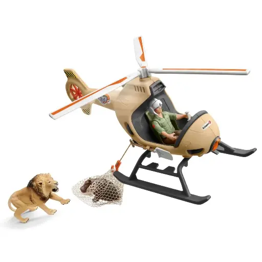 [Schleich-42476] Hélicoptère pour sauvetage d'animaux