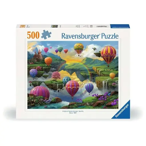[RAVENSBURGER-120011903] Puzzle 500 p - La vallée des montgolfières