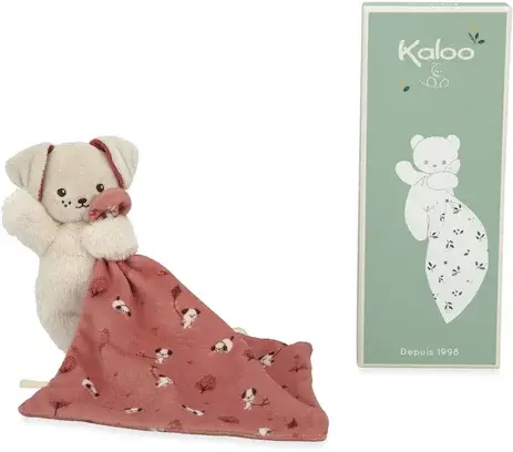 [JURATOYS - K226002] Kaloo - Carré douceur chien brique