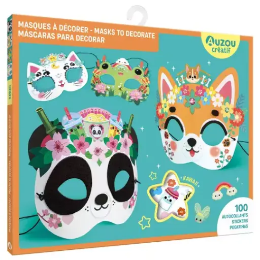 [9791039555388] Auzou - Masques à décorer