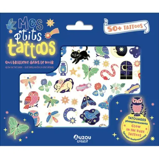 [9791039554671] Mes p'tits tattoos - Qui brillent dans le noir