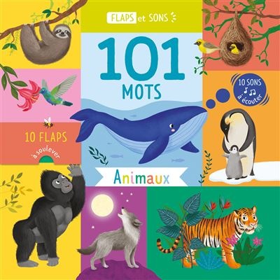 [9782384532780] Flaps Et Sons - 101 Mots - Animaux