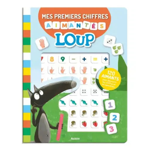 [9791039514569] Mes premiers chiffres aimantés - Loup