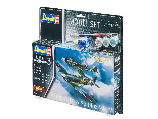 [Revell-BF109G-10] Maquette MODEL SET AVIONS COMBAT SET BF109G-10