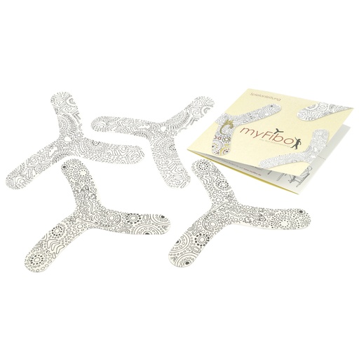 [Tictoys-161860] MyFibo - Boomerang à décorer