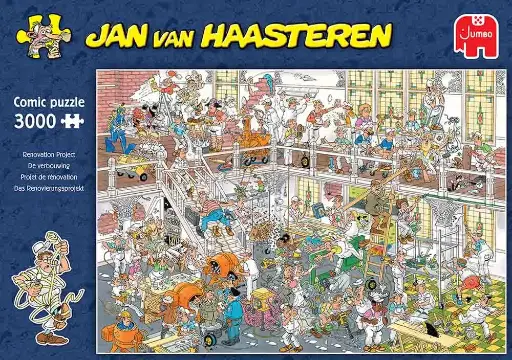 [Jumbo-1110100524] Puzzle JVH 3000 pièces - Projet de rénovation