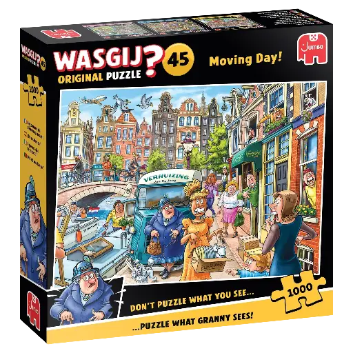 [Jumbo-1110100588] Puzzle wasgij #45 1000 pcs- La journée du déménagement !