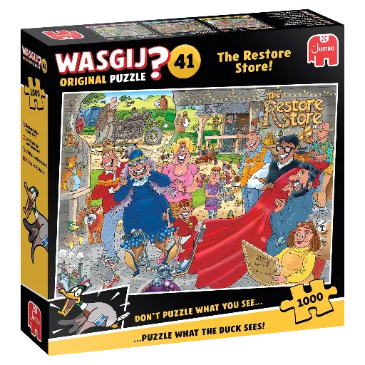 [Jumbo-1110100583] Puzzle wasgij #41 1000 pcs- Restauration complète !