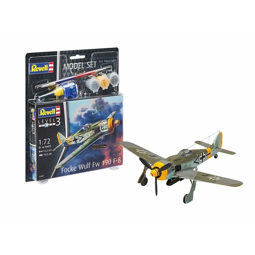 [Revell-63898] Maquette Focke Wulf Fw190 F-8 Model Set