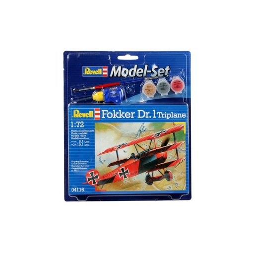 [Revell-64116] Maquette Fokker Dr.1 Triplane Model Set