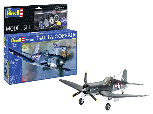 [Revell-64781] Maquette Vought F4U-1A Corsair Model Set
