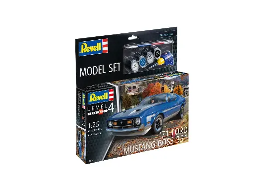 [Revell-67699] Maquette 1971 Mustang Boss 351 Model Set