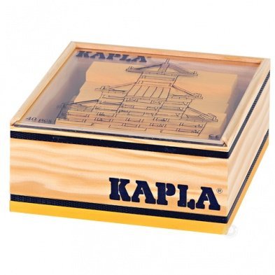 [kapla-c40j] Kapla 40 planchettes jaune