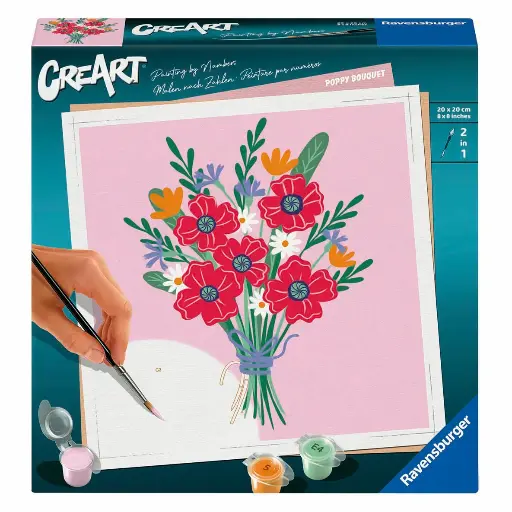 [RAVENSBURGER-255191] CreArt - Bouquet de coquelicots